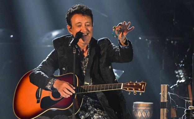 Manolo García, durante un concierto de su gira.