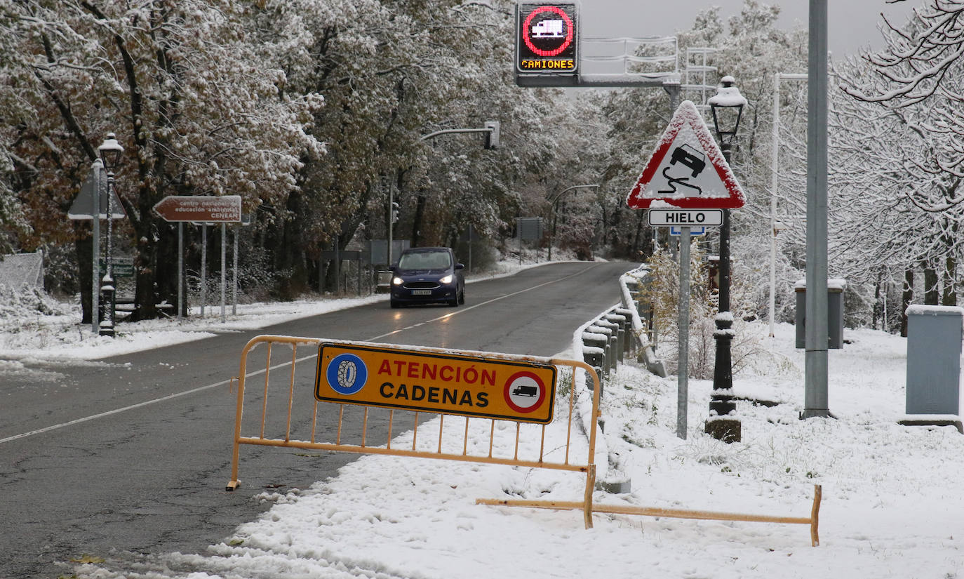 Nevada en la provincia de Segovia 