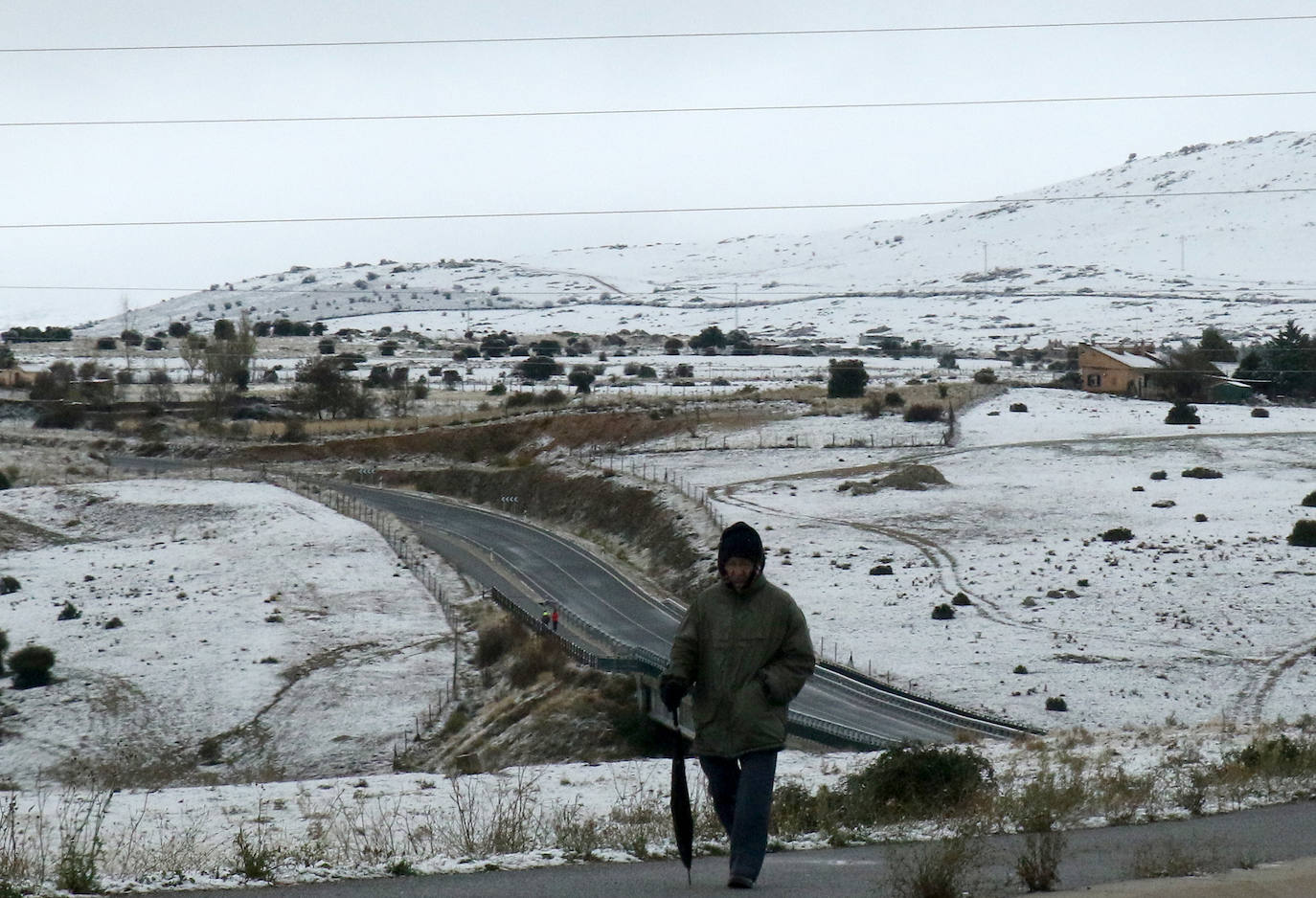 Nevada en la provincia de Segovia 