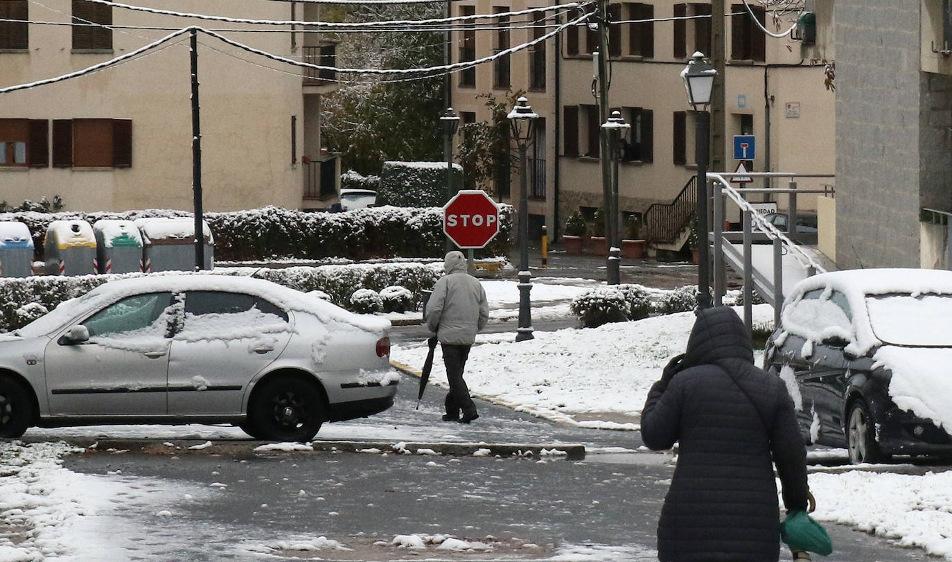 Nevada en la provincia de Segovia 