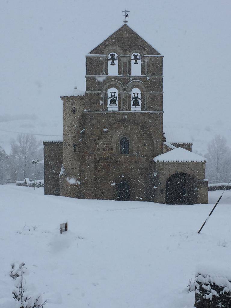 Nieve en la Montaña Palentina.