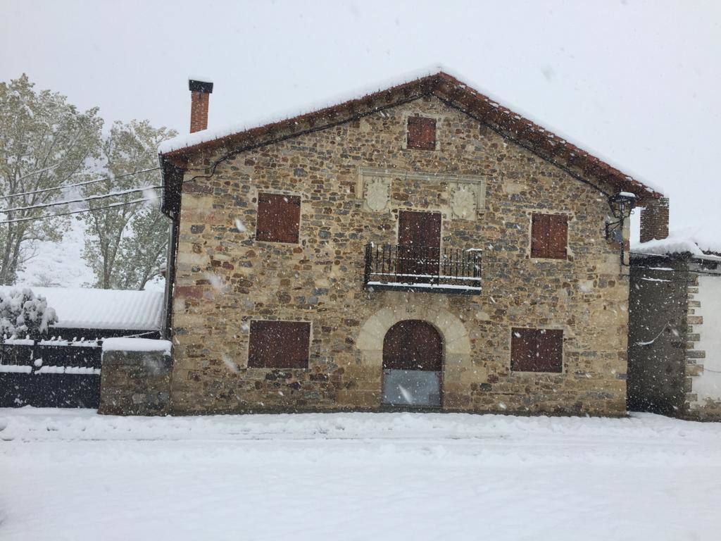 Nieve en la Montaña Palentina.