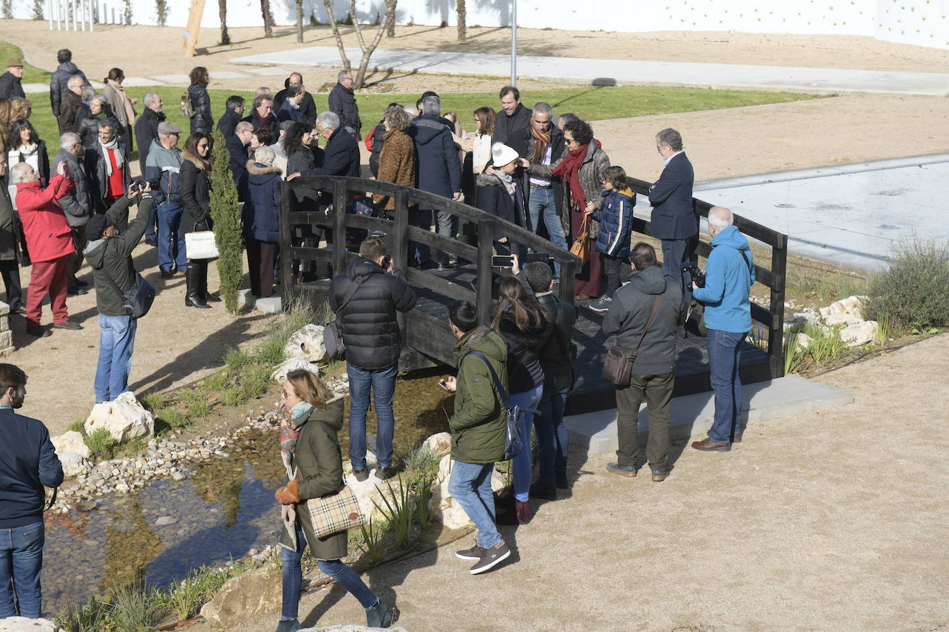 Se reabre e parque Juan de Austria con un recuerdo a Tomás Rodríguez Bolaños. 