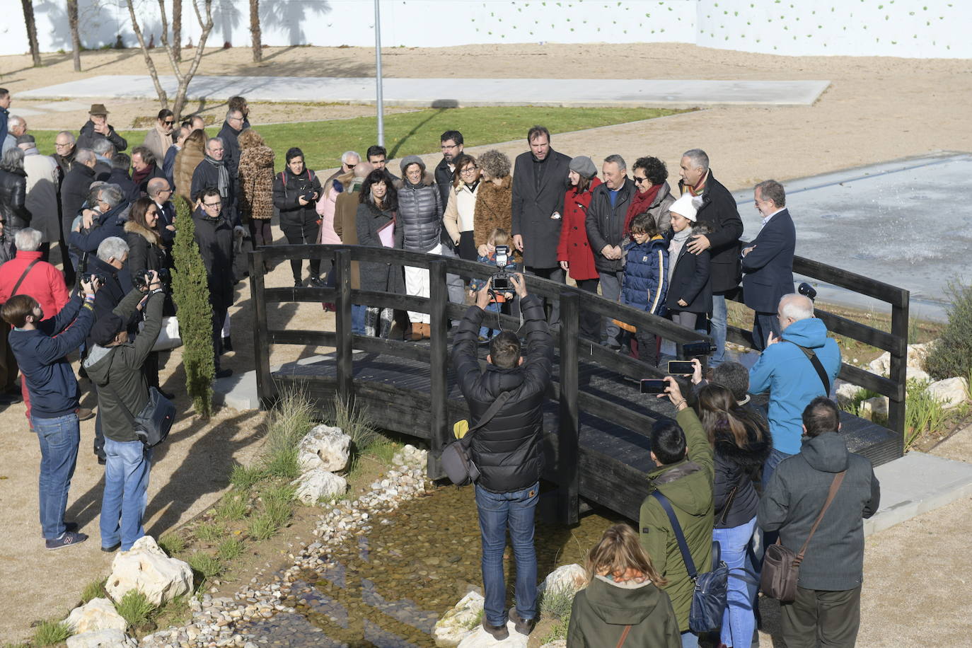 Se reabre e parque Juan de Austria con un recuerdo a Tomás Rodríguez Bolaños. 