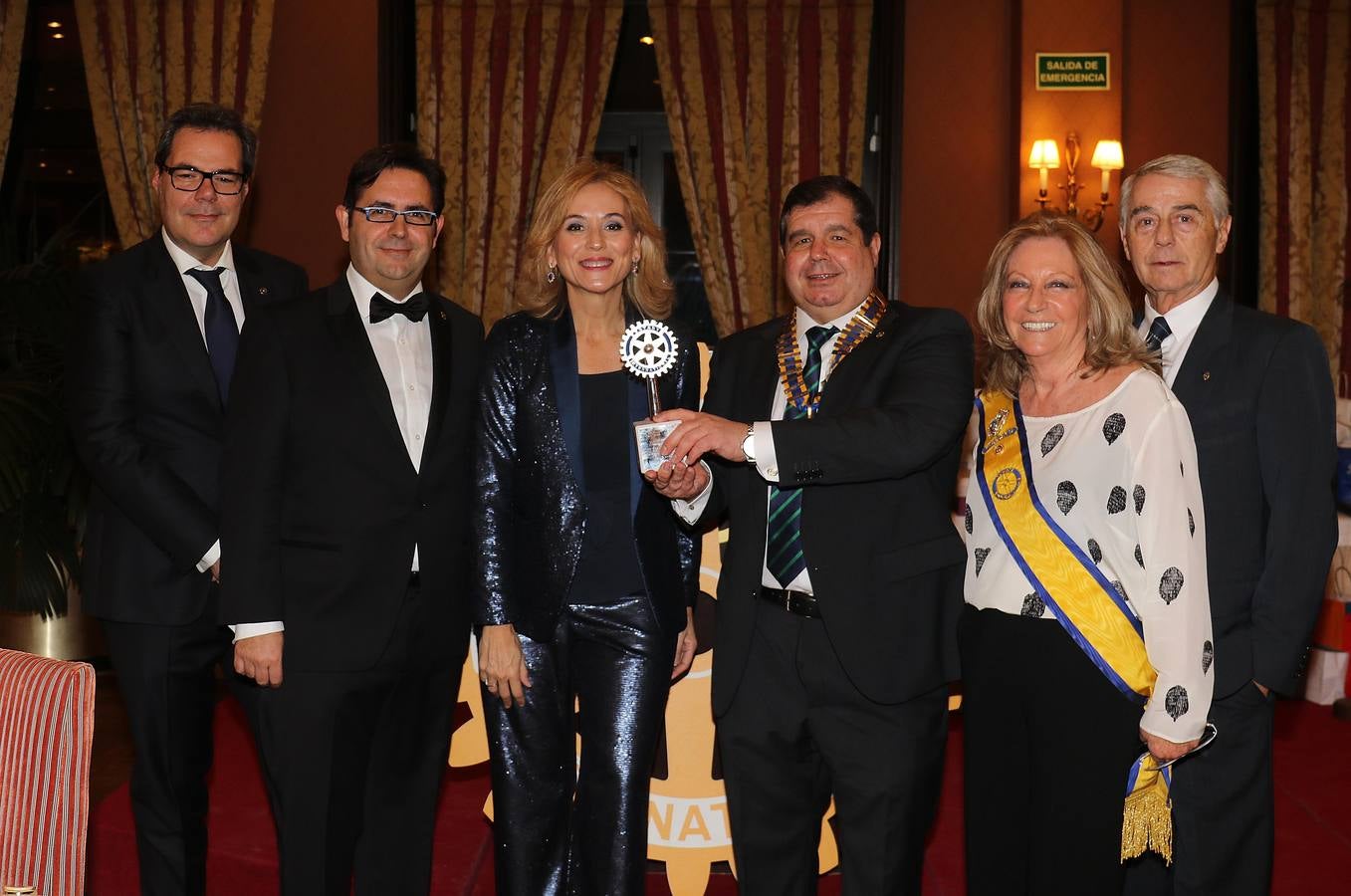 Gala de entrega de premios del Rotary Club en Valladolid.