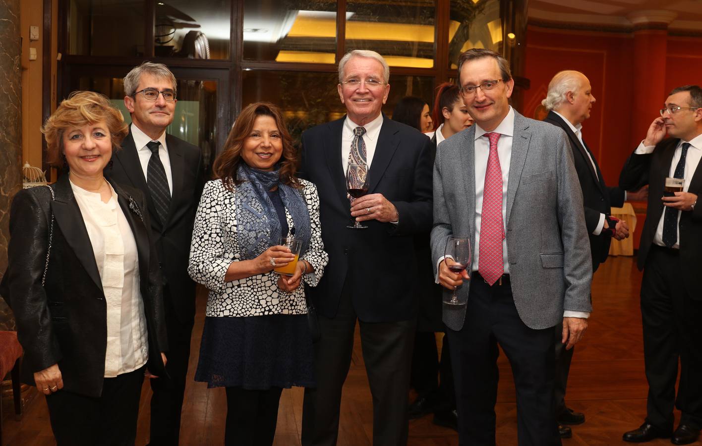 Gala de entrega de premios del Rotary Club en Valladolid.