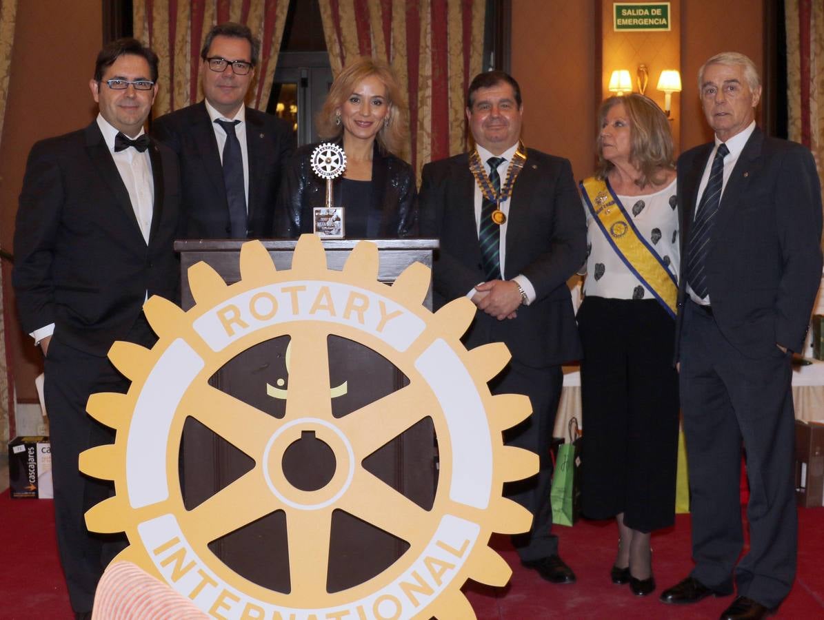 Gala de entrega de premios del Rotary Club en Valladolid.