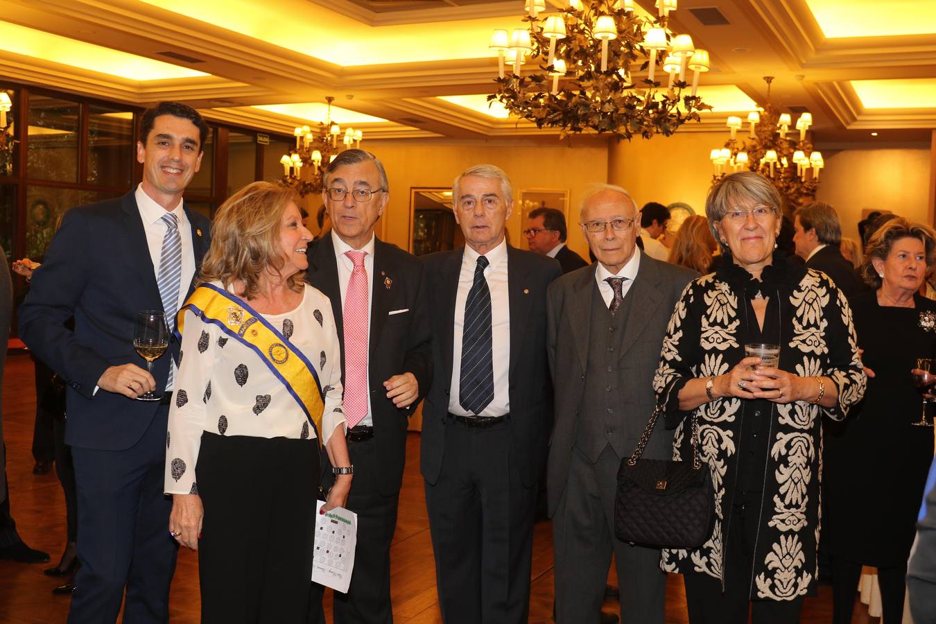 Gala de entrega de premios del Rotary Club en Valladolid.