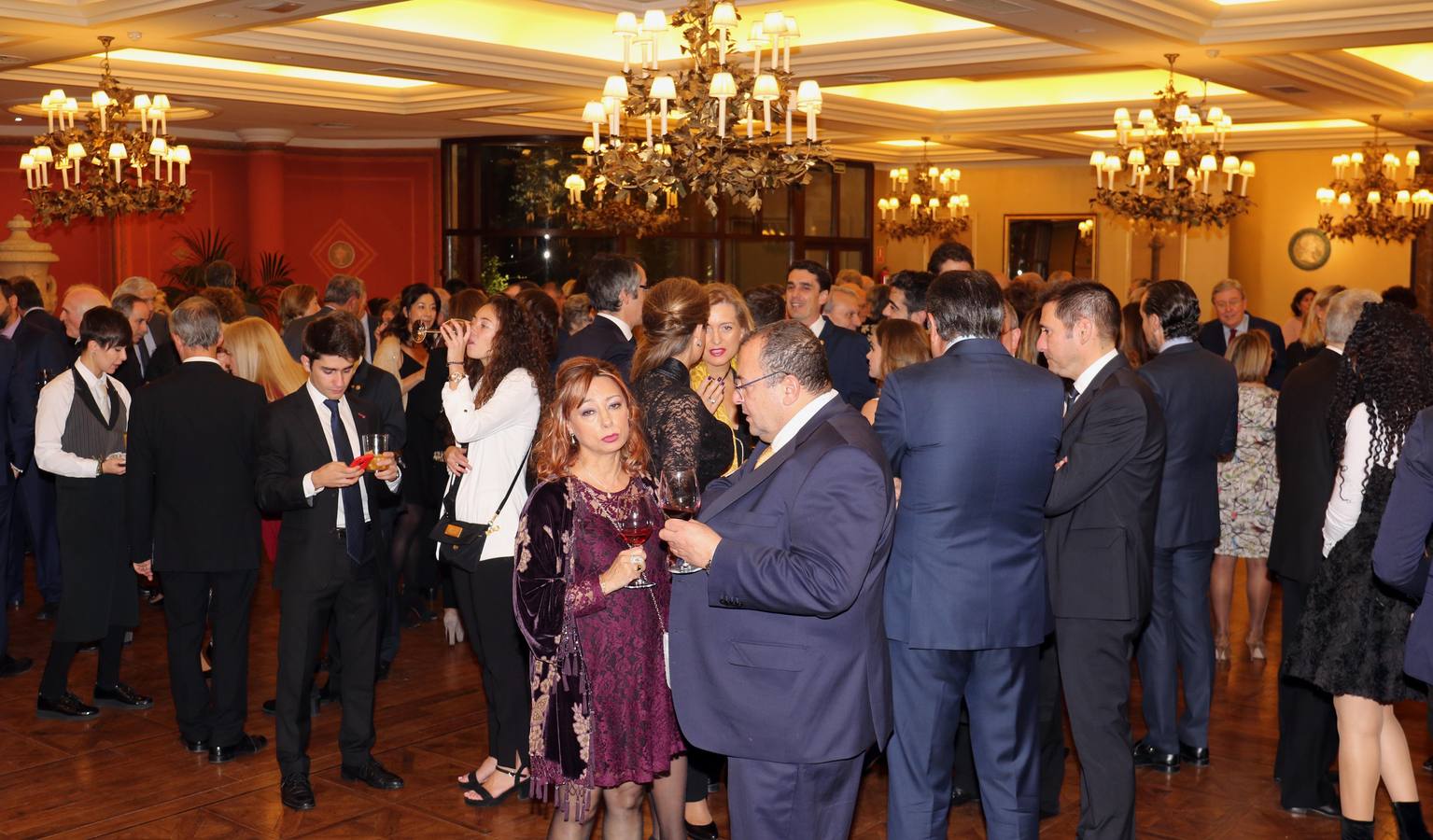 Gala de entrega de premios del Rotary Club en Valladolid.