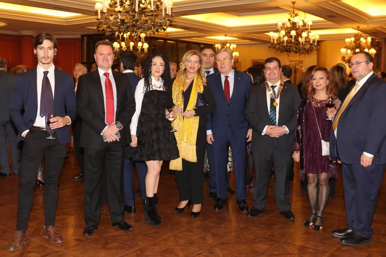 Gala de entrega de premios del Rotary Club en Valladolid.