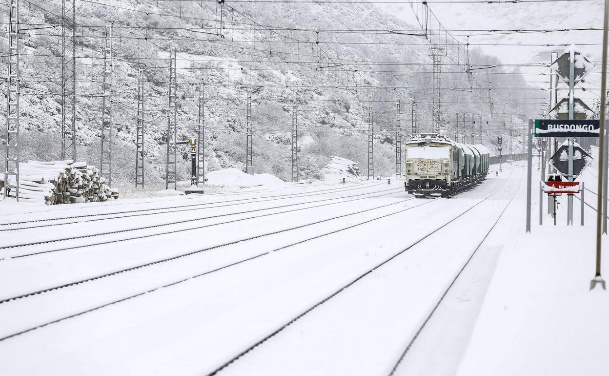 Nieve en la provincia de León. 