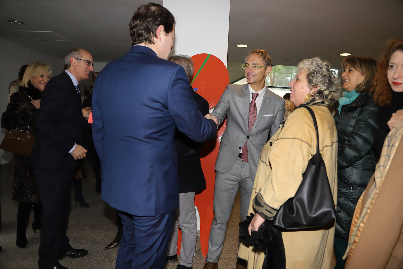 El presidente de la Junta, Alfonso Fernández Mañueco, acude al acto. 