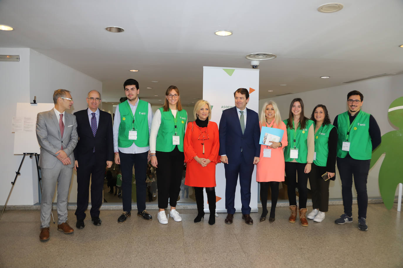 El presidente de la Junta, Alfonso Fernández Mañueco, acude al acto. 