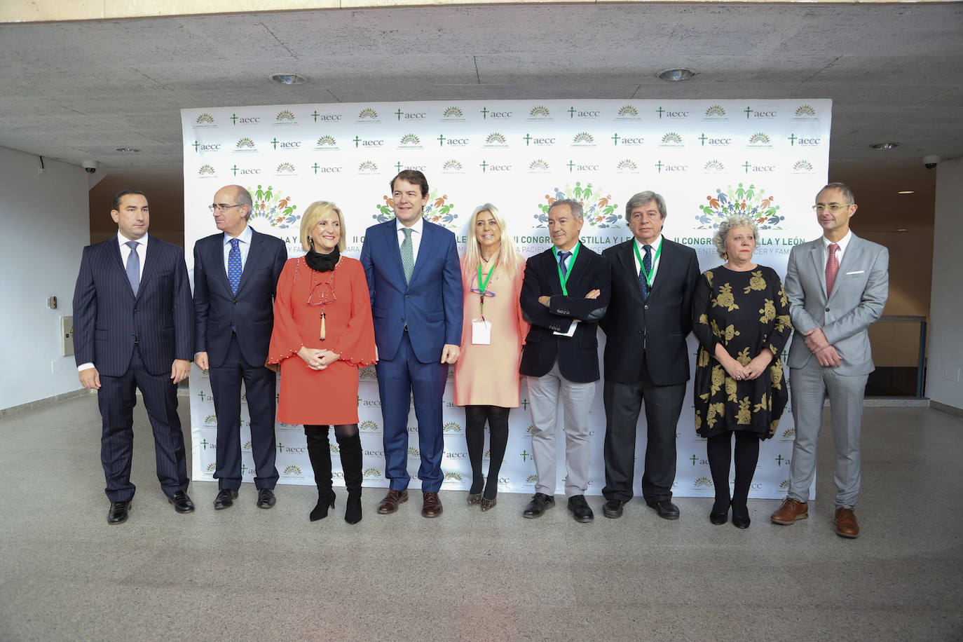 El presidente de la Junta, Alfonso Fernández Mañueco, acude al acto. 