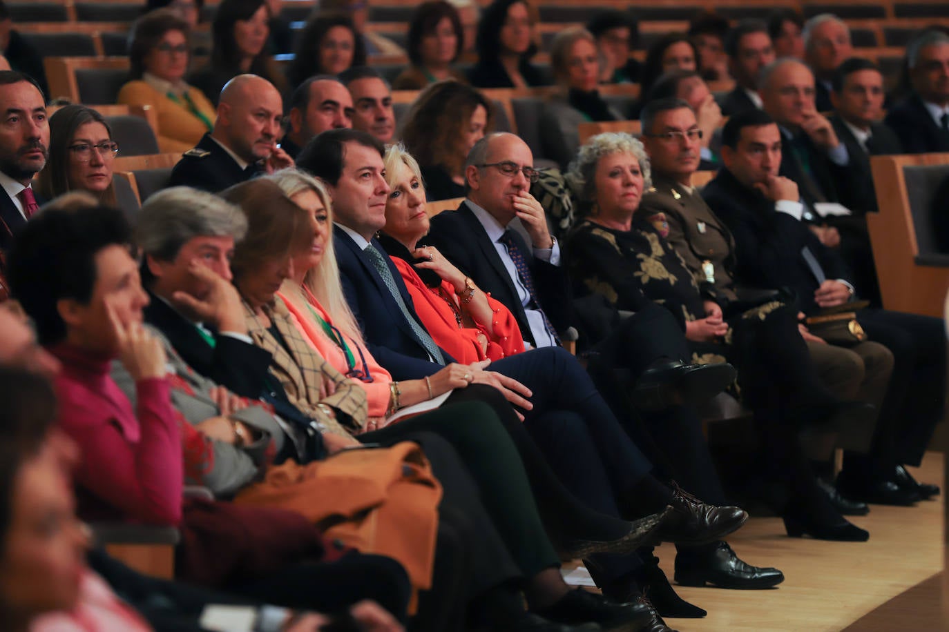 El presidente de la Junta, Alfonso Fernández Mañueco, acude al acto. 