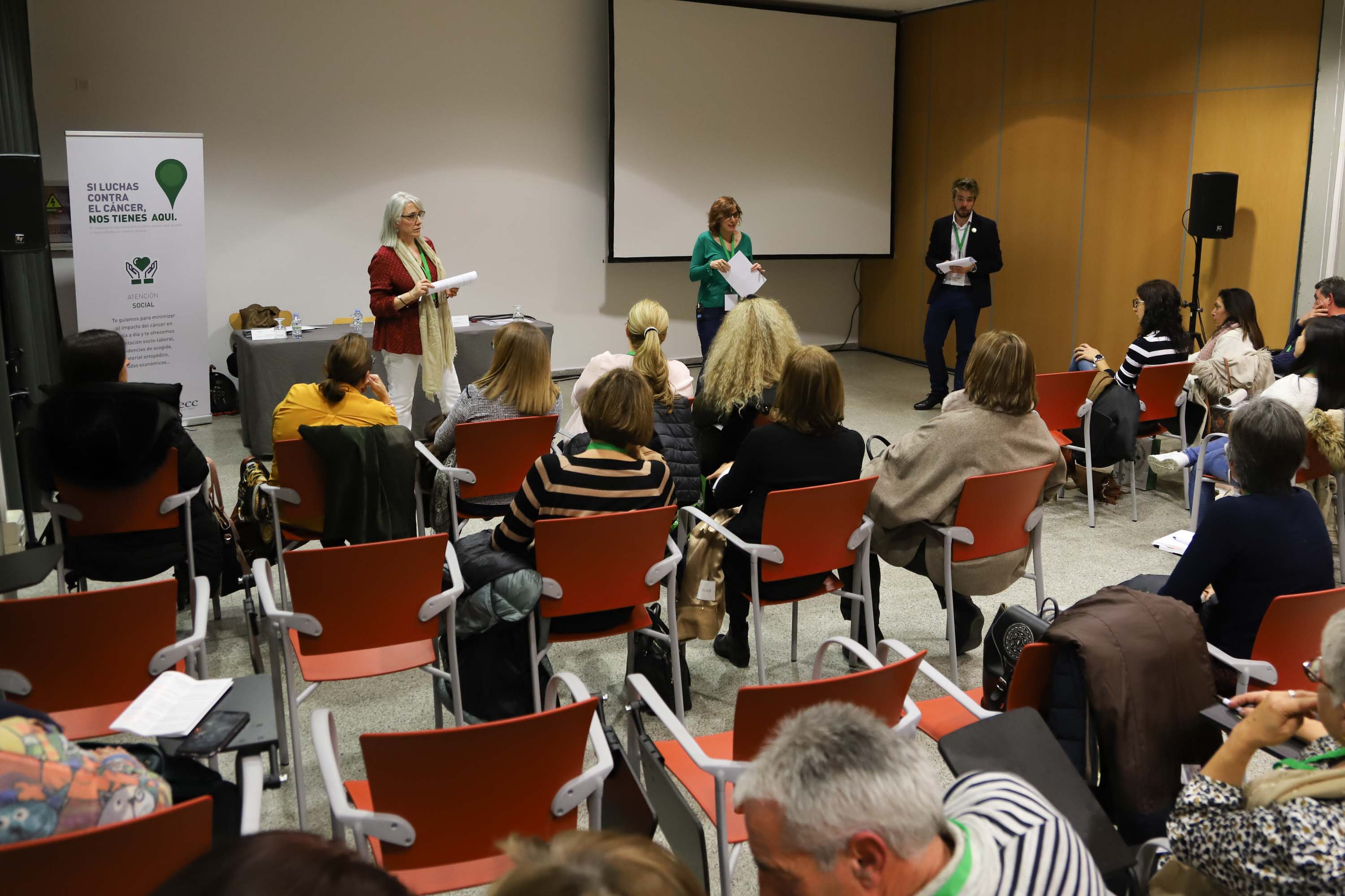 Talleres y conferencias del Congreso del Cancer. 
