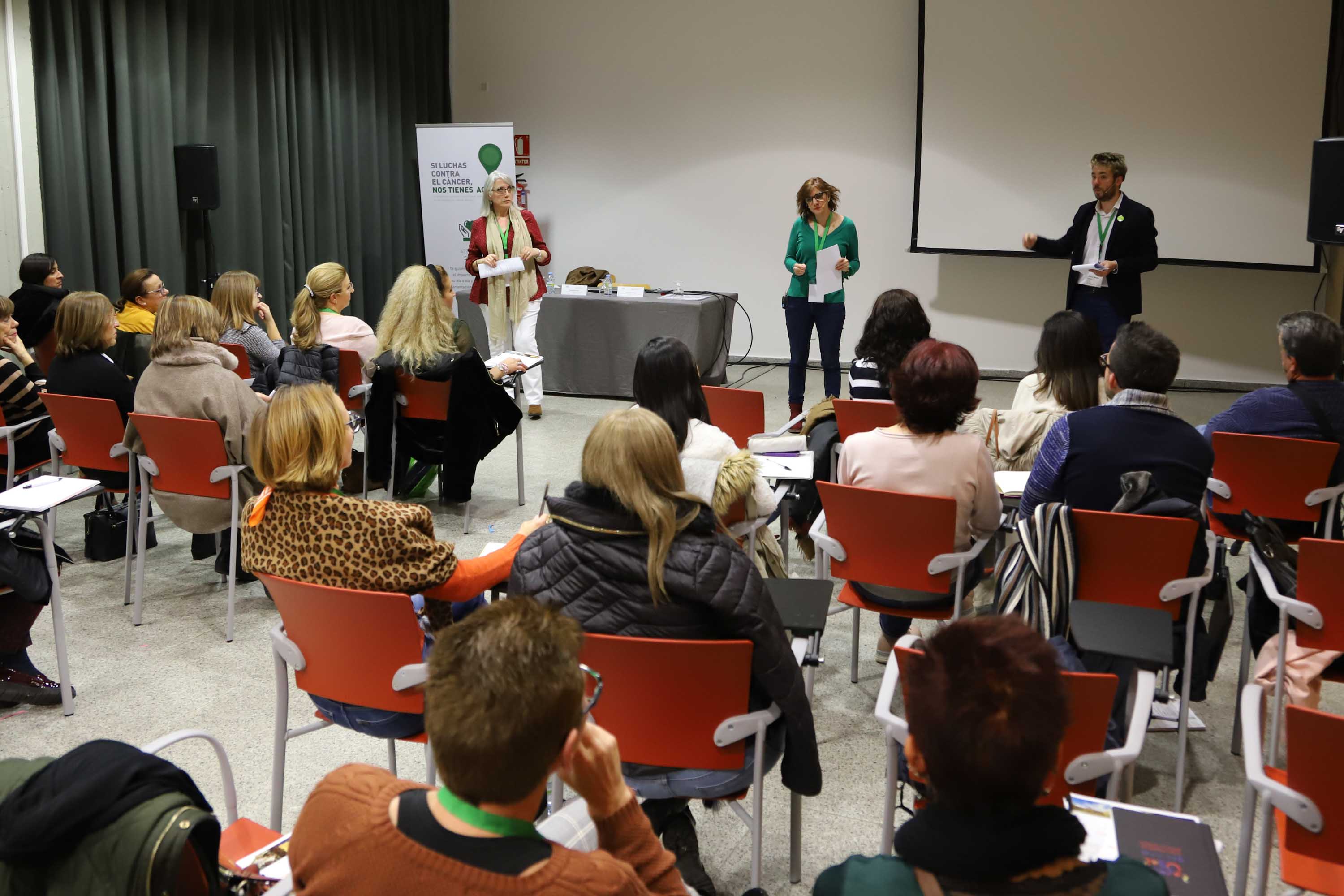 Talleres y conferencias del Congreso del Cancer. 