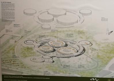 Imagen secundaria 1 - Proyectos para la creación de un centro de desarrollo y promoción del automóvil, para la Escuela de Doctorado de la UVA y para el centro Creart. Todos incluidos en el catálogo de trabajos de estudiantes de la Escuela de Arquitectura. 