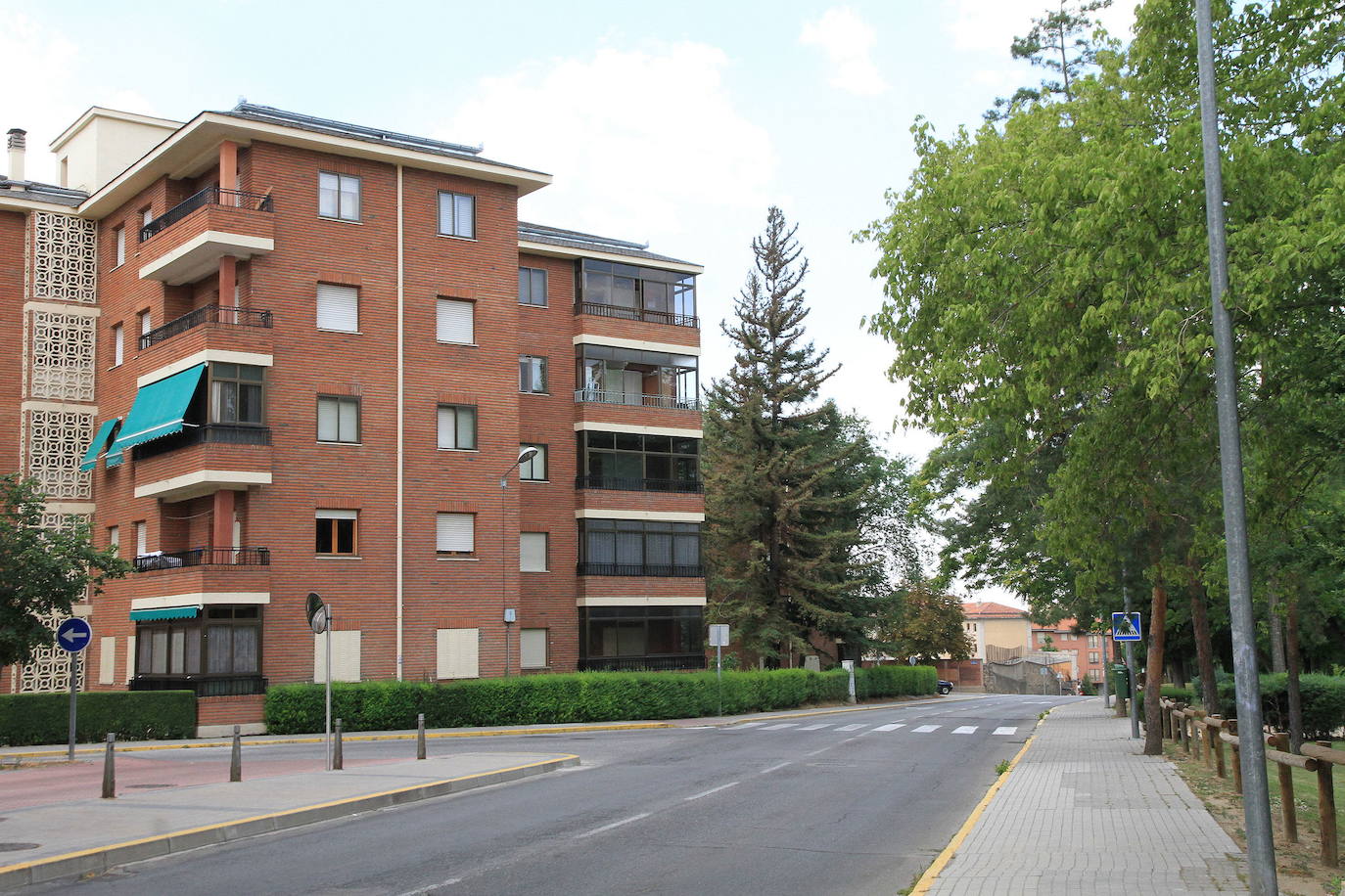 Calle Bomberos de Segovia.