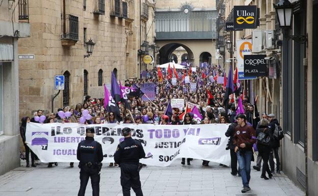 Manifestación por la igualdad del pasado mes de marzo.