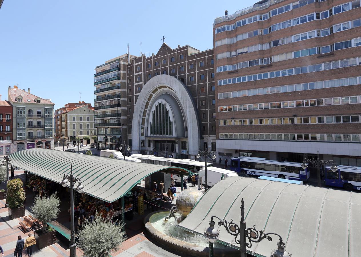 Fotos: Estampas del Valladolid antiguo (XXVII): así ha cambiado la Plaza de España