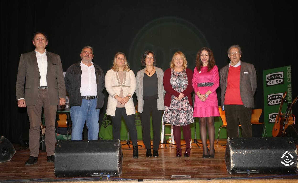 Premiados en la tercera gala de Premios Mundo Rural Palentino en Villamuriel de Cerrato.