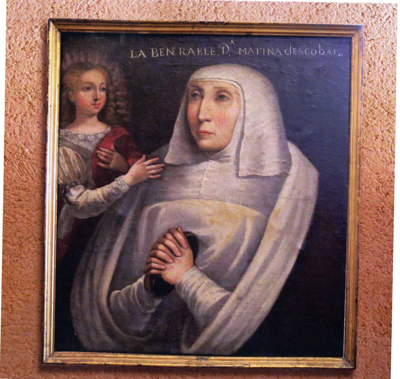 Retrato de Marina Escobar, anónimo del siglo XVII en el antiguo convento de las Brígidas.