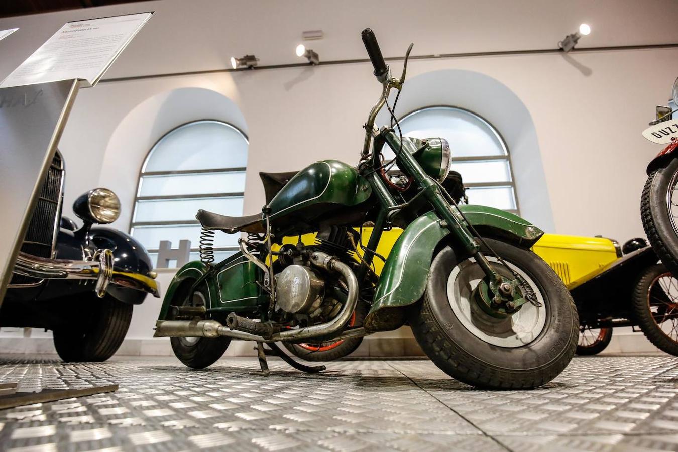 Una de las motos expuestas en Salamanca. 