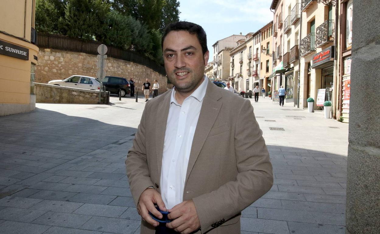 El alcalde de El Espinar, Javier Figueredo (PP). 