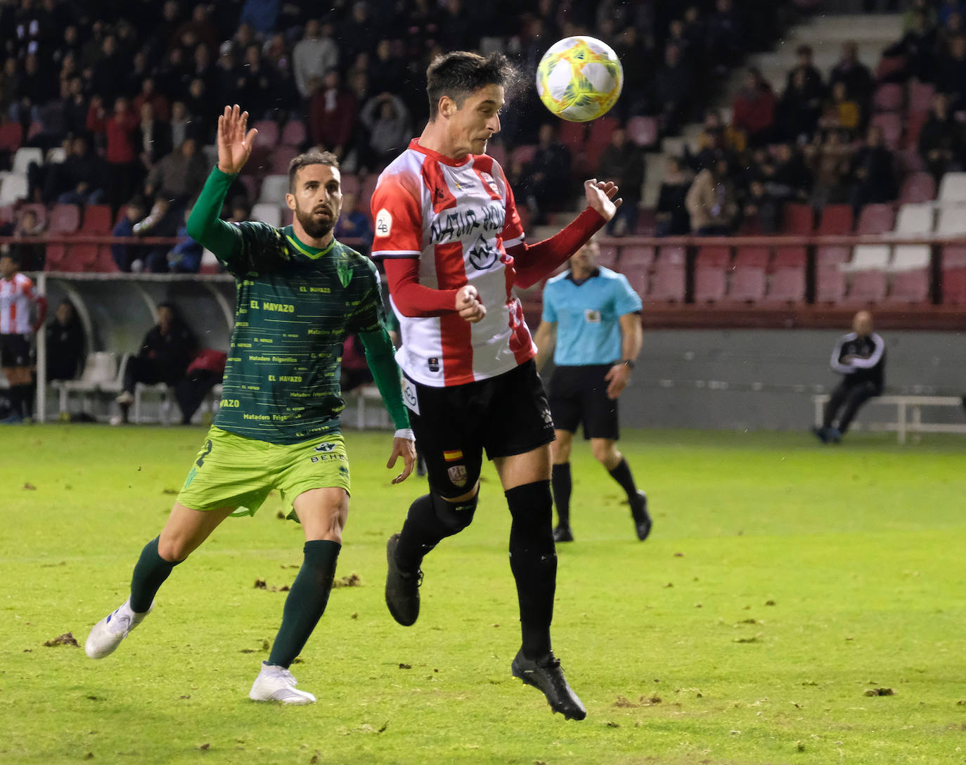 El encuentro se salda 2-0 para la UD Logroñés. 