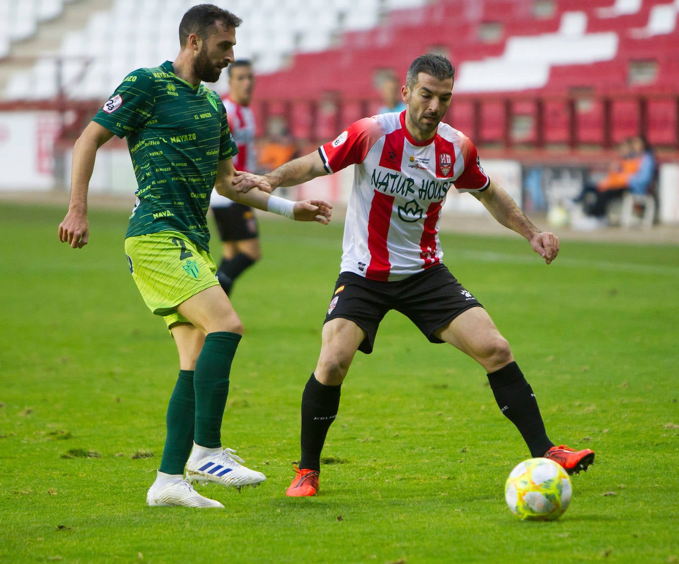 El encuentro se salda 2-0 para la UD Logroñés. 