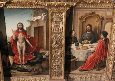 Imagen secundaria 1 - Obras de Juan de Flandes en la catedral de Palencia. 