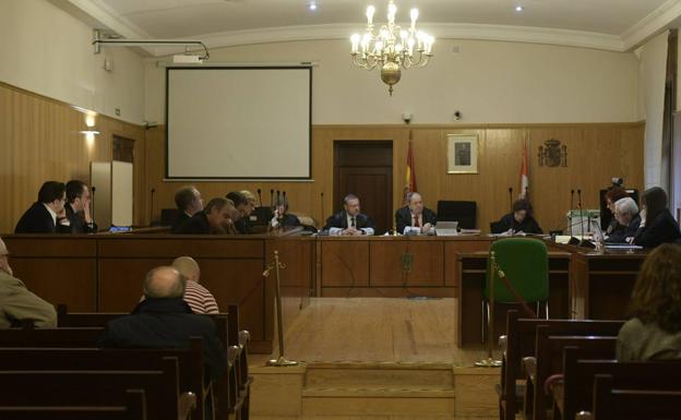 Una de las jornadas del juicio en la Audiencia de Valladolid.