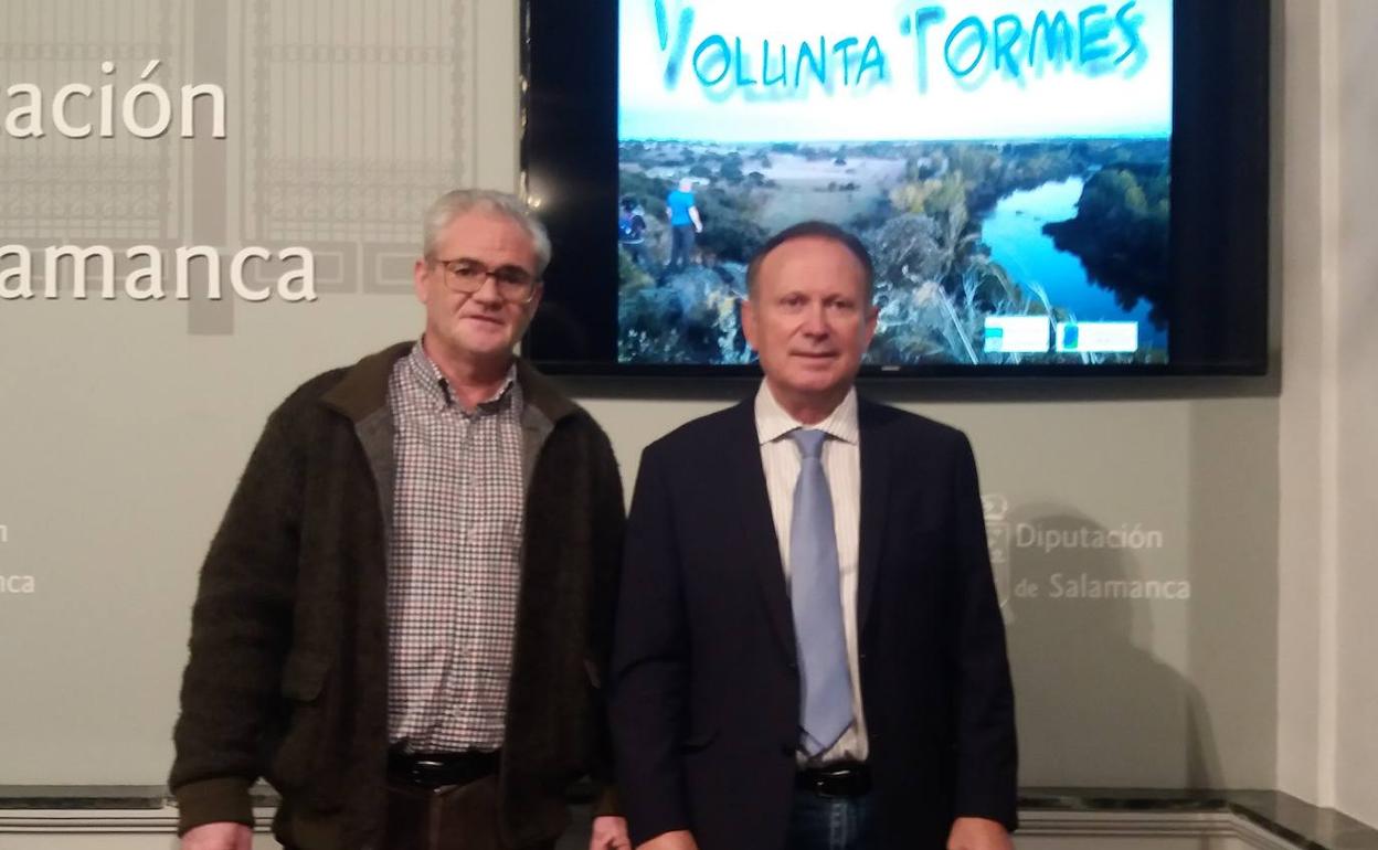 Carlos Tapia y Román Hernández presentaron un balance de Volunta Tormes.