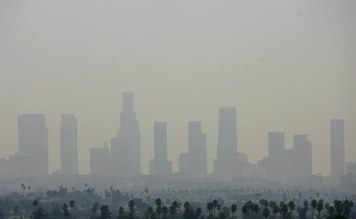 Contaminación en la ciudad de Los Ángeles.