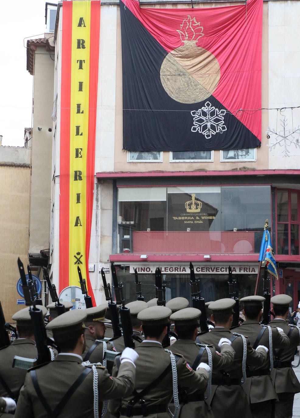 Los artilleros de Segovia celebran Santa Bárbara 