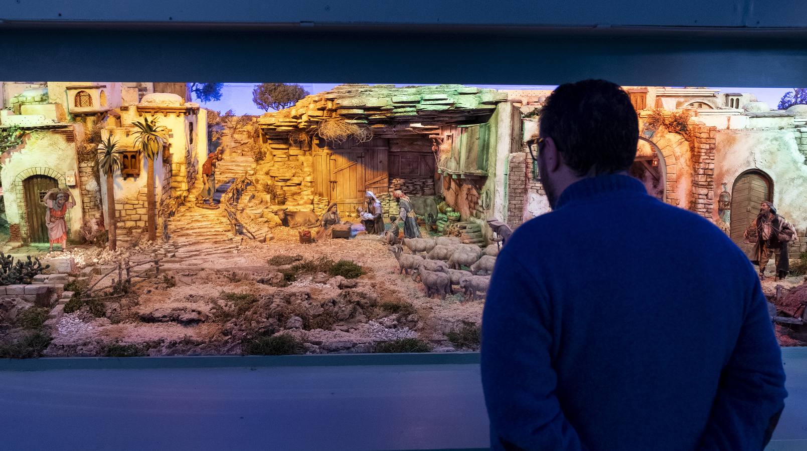 Proyecto de José María Villa Gil, puede visitarse hasta el 6 de enero en horario de de 12:00 a 14:00 y de 18:30 a 21:30h. (lunes cerrado), en el Salón de Pasos de la cofradía