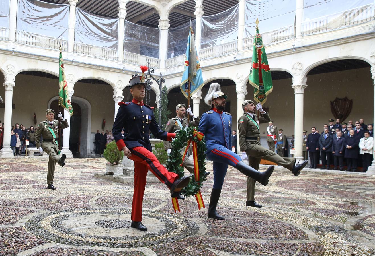El arma de Infantería, el Cuerpo Jurídico Militar y los capellanes castrenses festejaron hoy a su patrona, la Inmaculada Concepción, en un acto celebrado en el Palacio Real de Valladolid