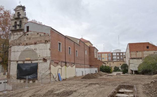 Catas arqueológicas en los terrenos del esquinazo del convento de San Quirce.