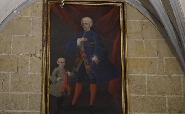 Retrato de Manuel Milán el riosecado que trajo con él el exvoto. 