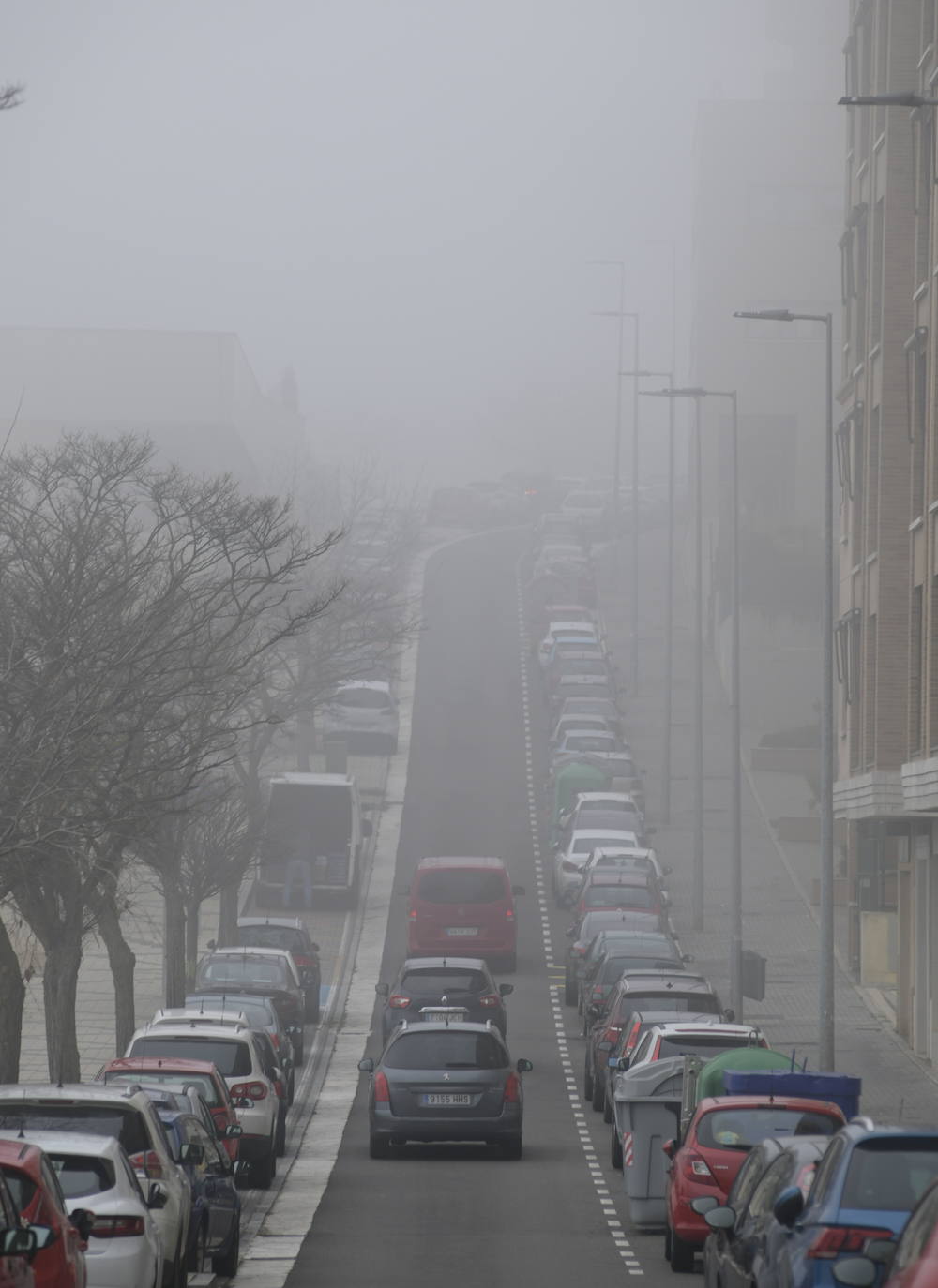 Fotos: Mañana de niebla en Valladolid