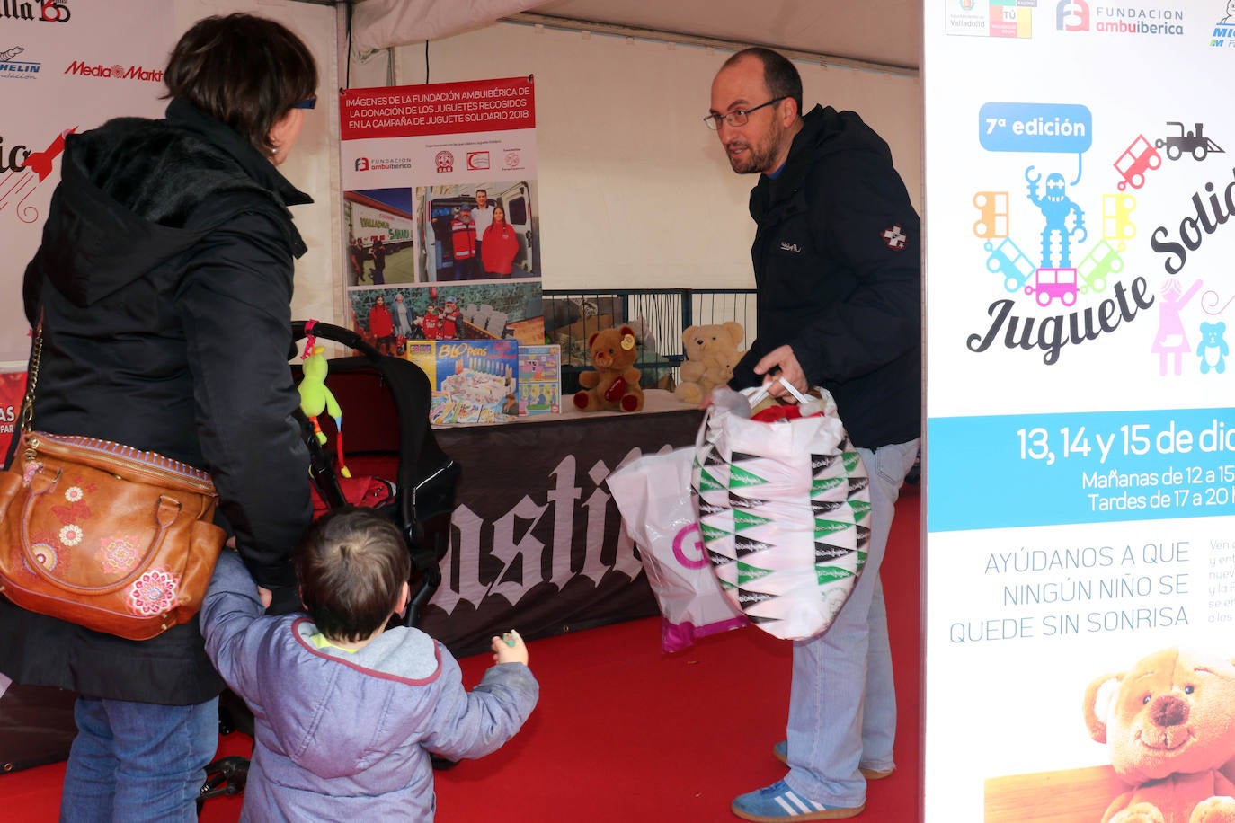 La carpa permanecerá instalada en la Plaza Zorrilla este viernes, el sábado 14 y el domingo 15, de 12:00 a 15:00 horas y de 17:00 a 20:00 horas.