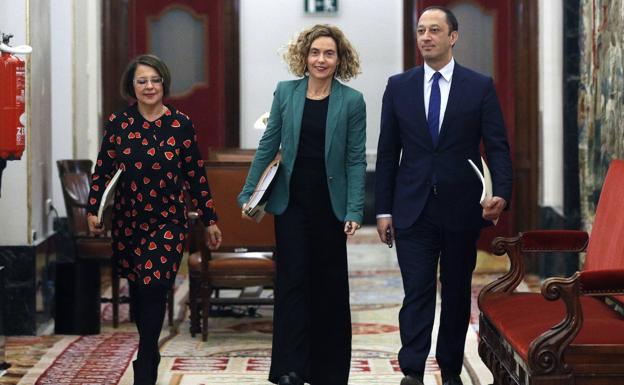 Meritxell Batet, presidenta de la Mesa del Congreso.
