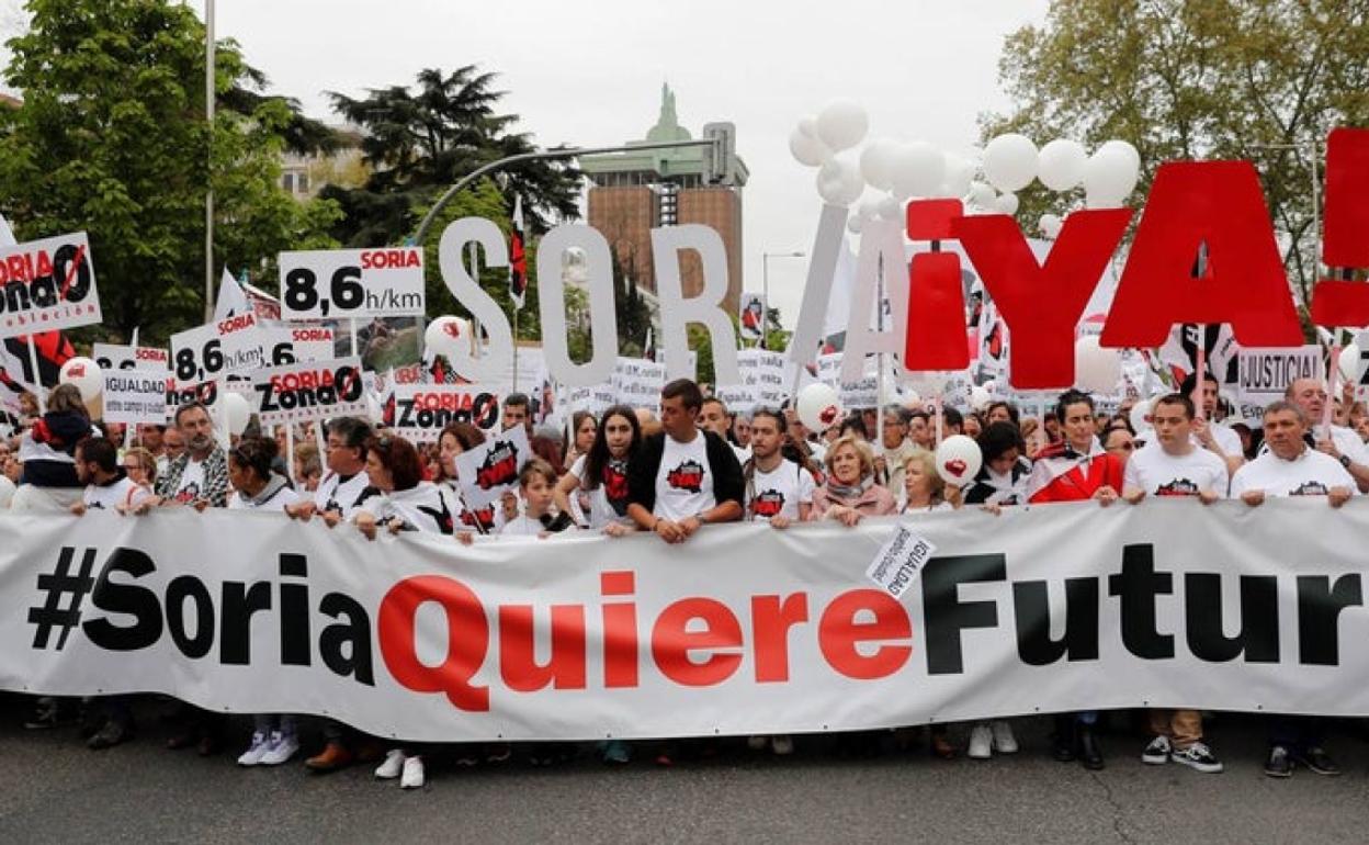 Manifestación de Soria ¡Ya! 