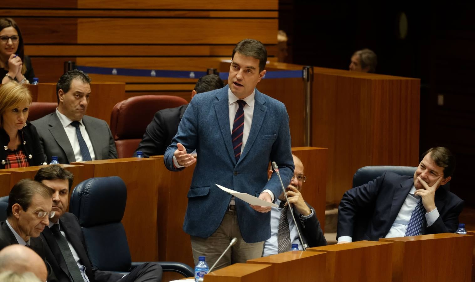 El presidente de la Junta, Alfonso Fernández Mañueco, propuso un decálogo para que Castilla y León abandere la lucha contra el cambio climático en España