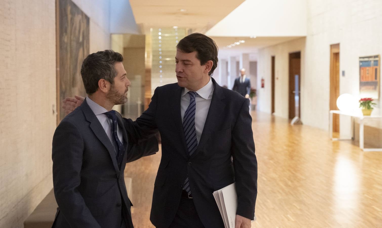 El presidente de la Junta, Alfonso Fernández Mañueco, propuso un decálogo para que Castilla y León abandere la lucha contra el cambio climático en España