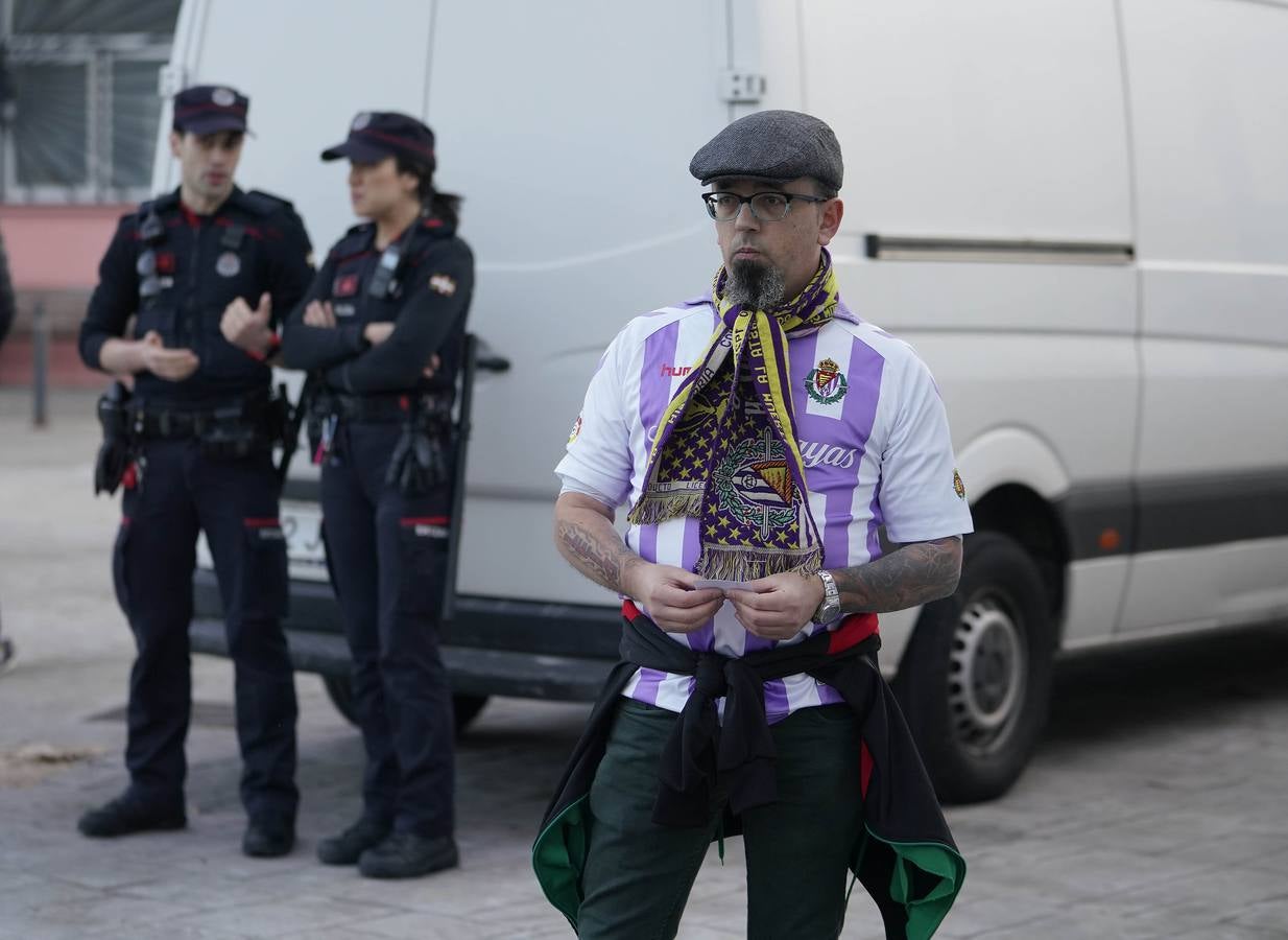 Dos goles de Aguado y uno de Ünal permiten a los blanquivioletas pasar de ronda en la Copa sin mucho desgaste