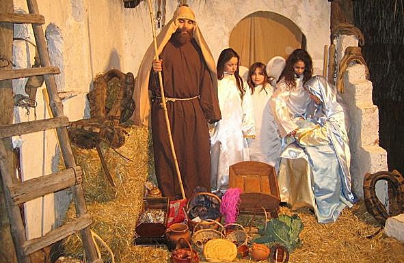 Belén viviente de Laguna, en años anteriores. 