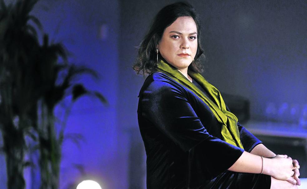 Daniela Vega, ayer, en La Casa Encendida de Madrid, donde hoy pronuncia una conferencia sobre la transexualidad. 