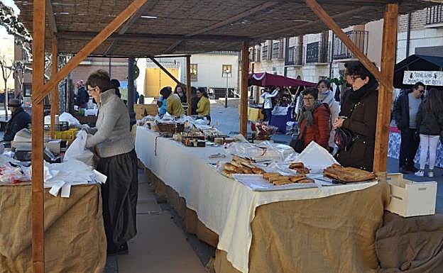 Mercado navideño solidario de Simancas, en años anteriores. 